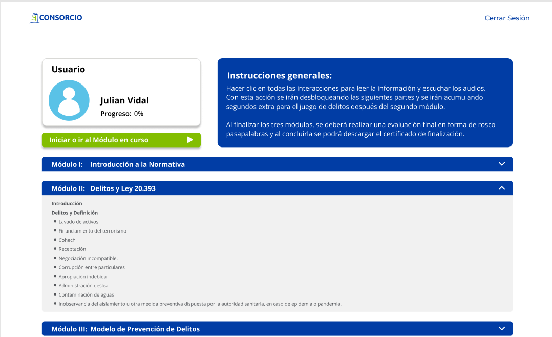 Interfaz Responsiva para Escritorio